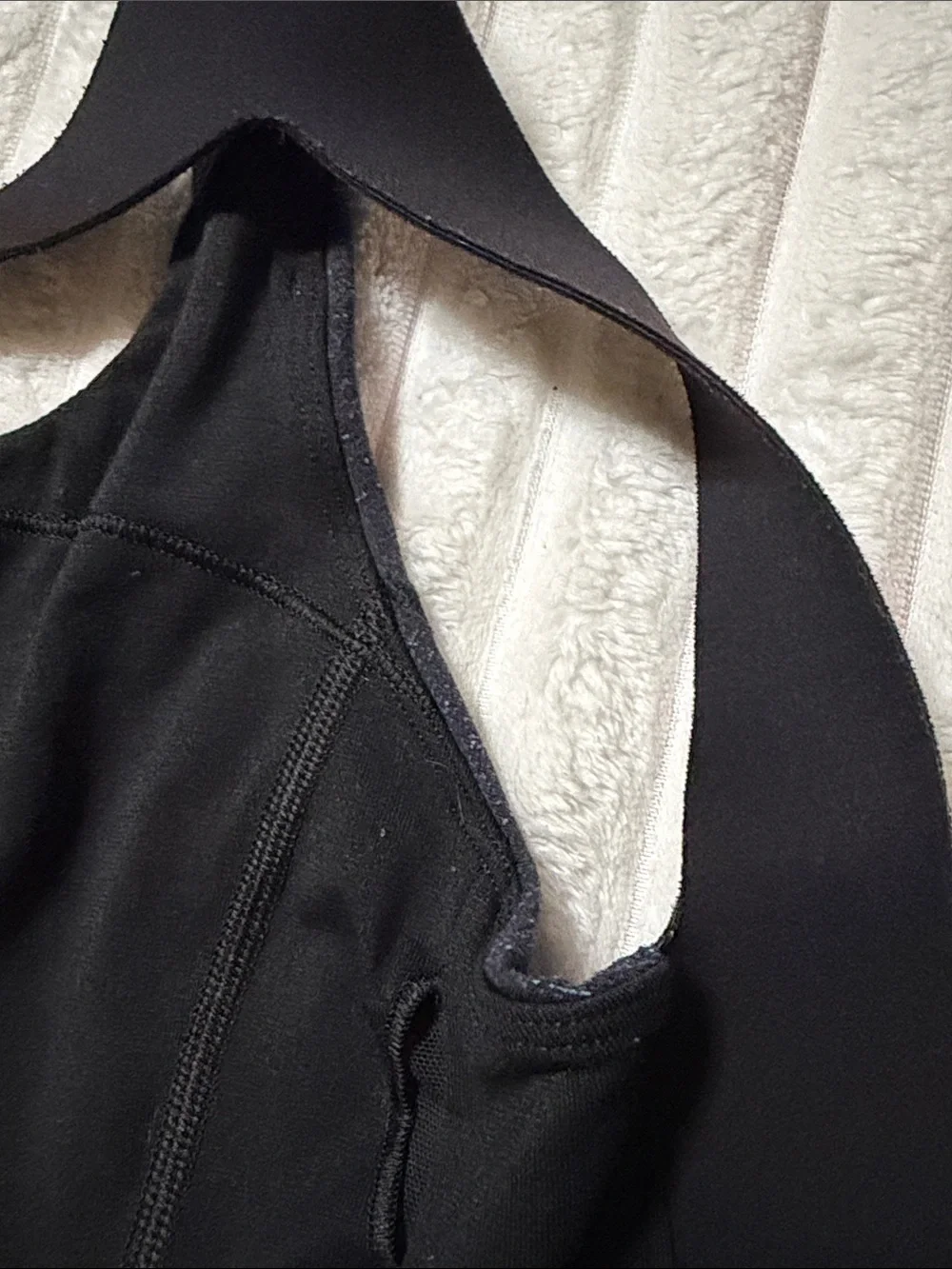 lululemon athletica navy black textured sports bra